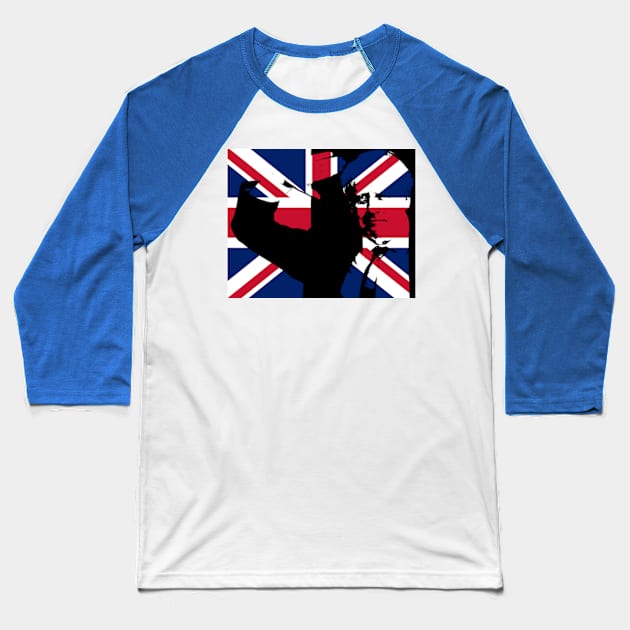 Boris Johnson Baseball T-Shirt by Worldengine